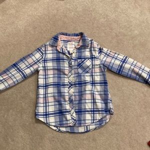 Cat & Jack Plaid Top